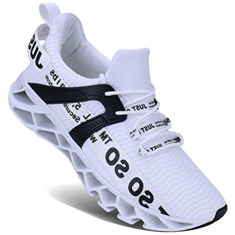 UMYOGO Mens Athletic Walking Blade Running Tennis Shoes Fashion Sneakers 1white