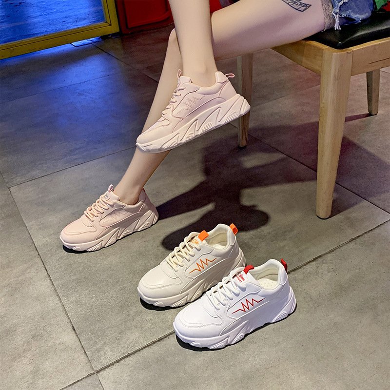 2021 spring new women's breathable casual student running shoes women's sports shoes women